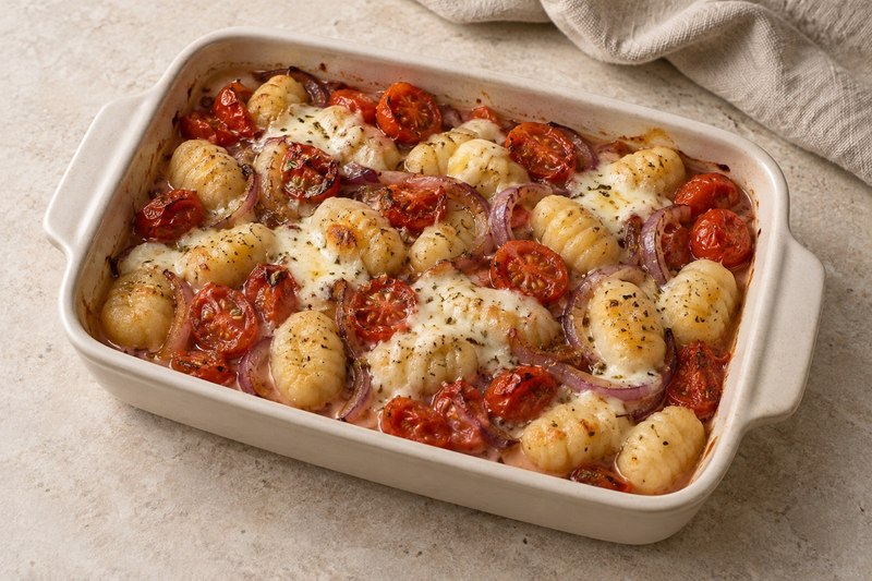 Gnocchi-Tomaten-Auflauf