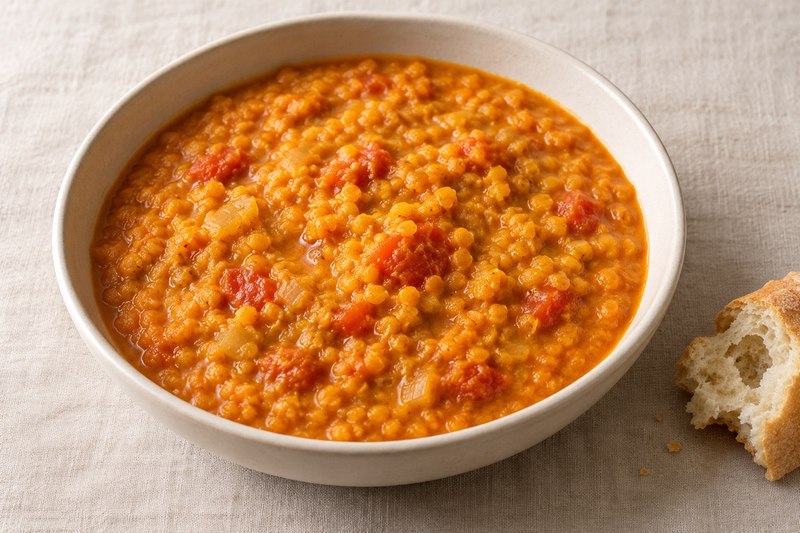 Linsen-Kokos-Dal für zwei