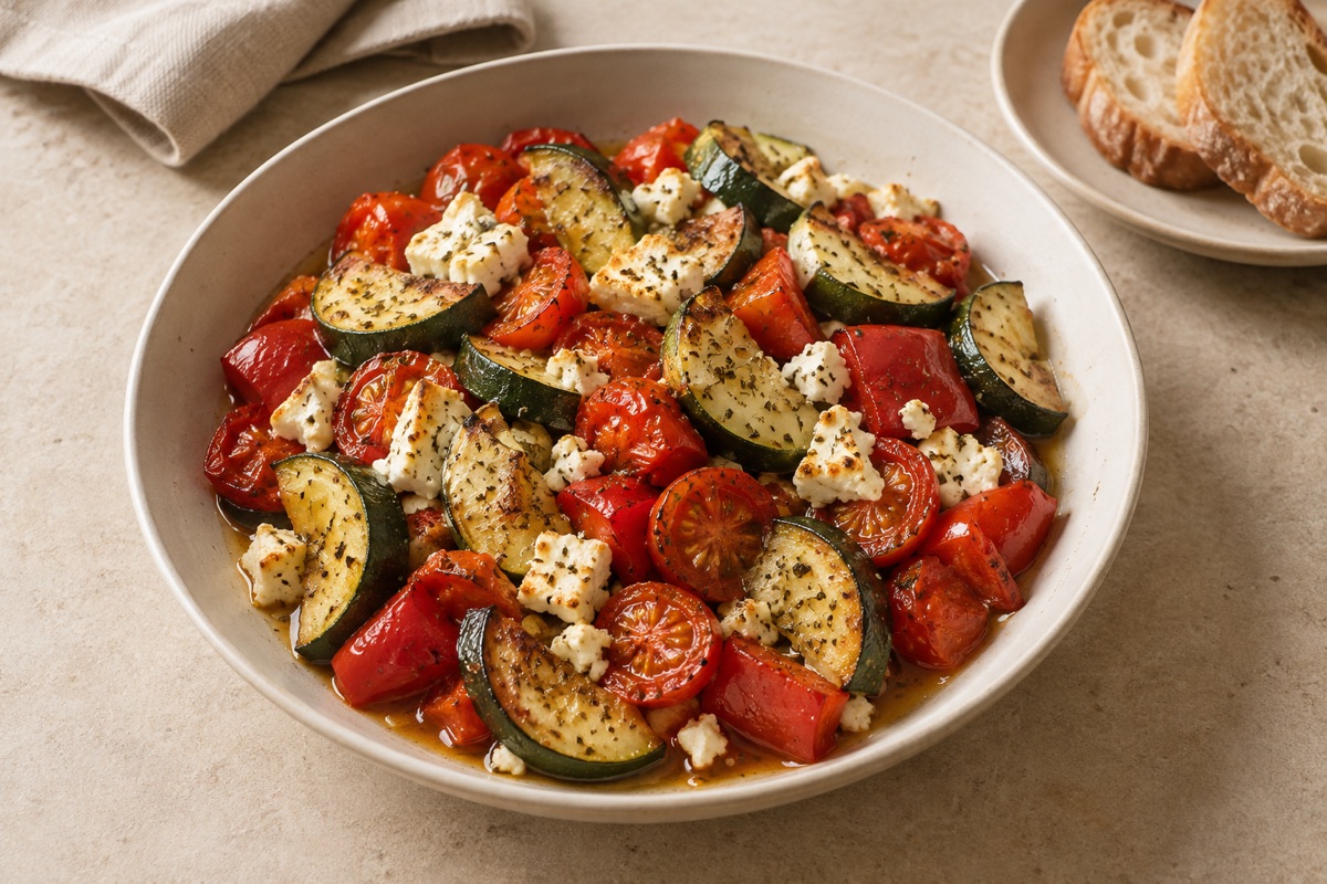 Ofengemüse mit Feta