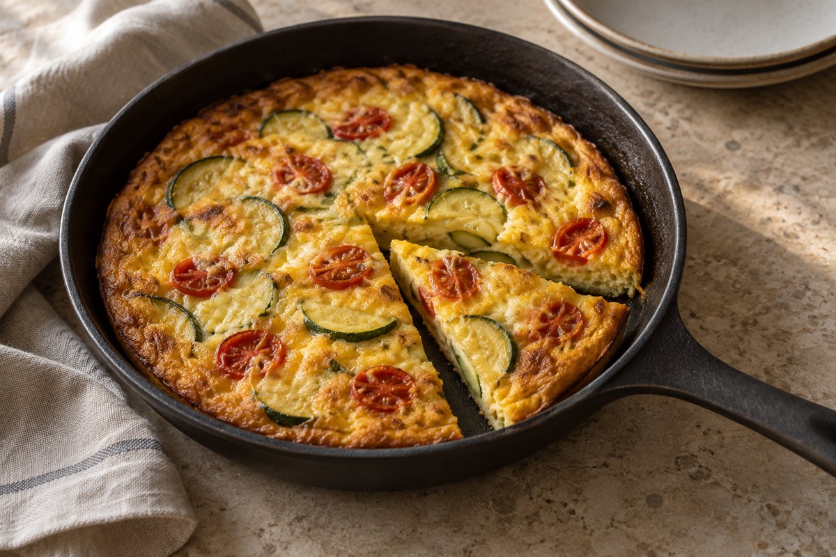 Zucchini-Tomaten-Frittata